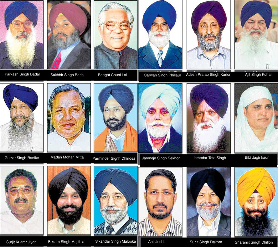 18 member Badal Ministry sworn in at Chapar Chiri on Wednesday-Highlights of Ceremony of new Cabinet of Punjab 