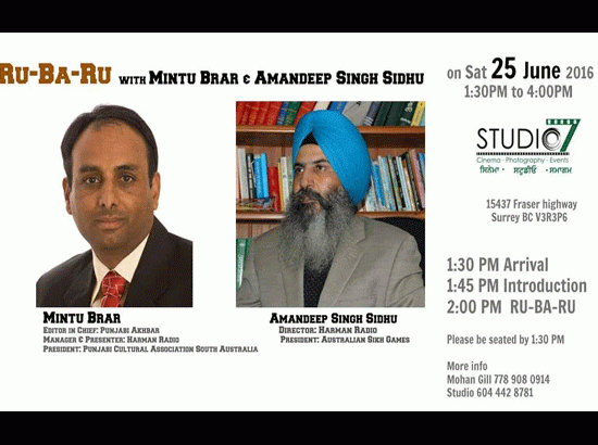 Mintu Brar on Canada Visit- Amandeep Sidhu 