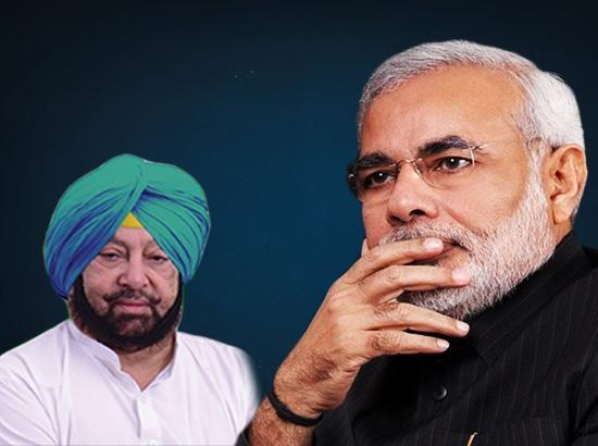 Punjab CM Amarinder meets PM Modi