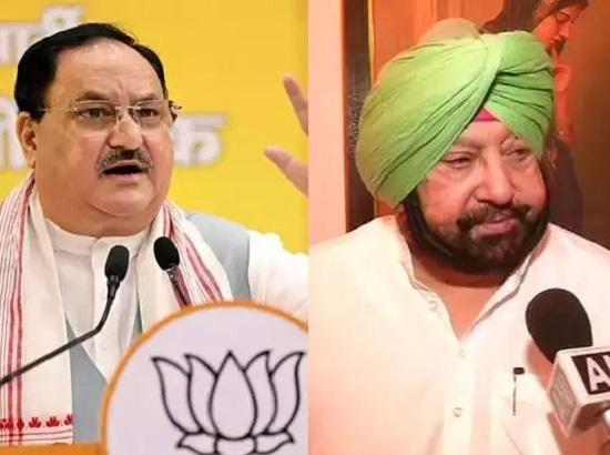 Nadda blames Amarinder for misleading the people , replies to Capt. Letter, plays politica
