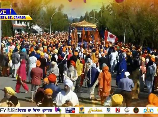 Watch Live : Vaisakhi Nagar Kirtan (Sikh Parade) in Surrey - April 20, 2019