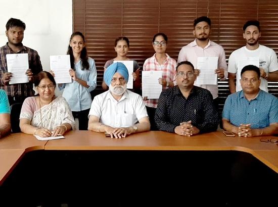 Six students of Maharaja Ranjit Singh Punjab Technical University get placement in TCS