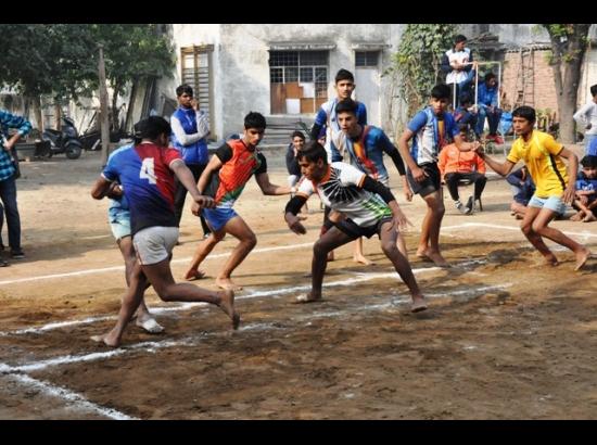 Budding players exhibit their talent in the Punjab State Games for Boys