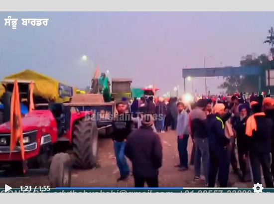  Breaking: Punjab DGP issues orders to stop movement of Tippers, Hydrasand etc towards the Haryana-Punjab Border at Khanauri and Shambu (Watch  Video )