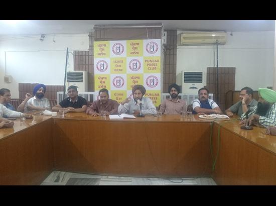 Press Club Jalandhar condemns Dera violence, targetting journalists