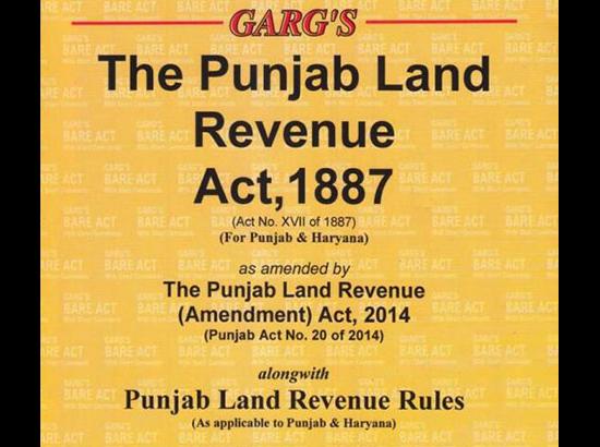 No Amendment needed in Punjab Land in Revenue Act for Abolition of Kurki