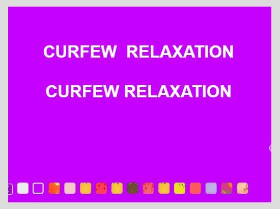 Duration of curfew relaxation in Chandigarh curtailed to four hours