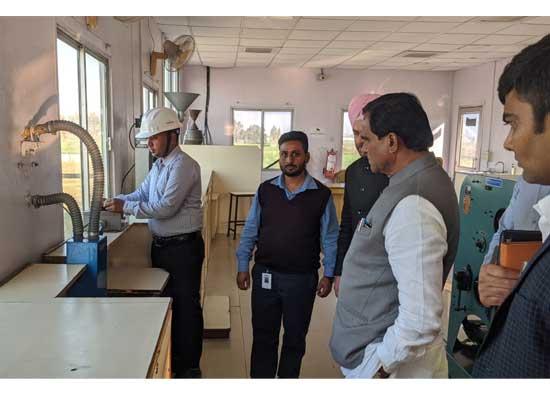 MoS Raosaheb Patil Danve visits silos in Moga,  Hails advanced technology of purchasing, storing grains
