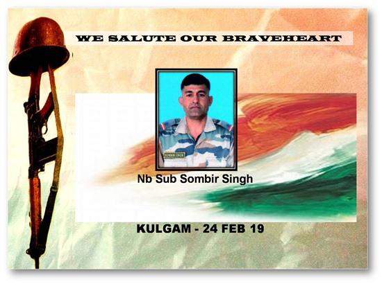 Naib Subedar Sombir of Jat Regiment, five others awarded Shaurya Chakra