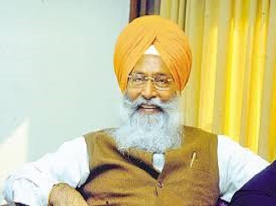 Veteran Akali leader Sukhdev Singh Dhindsa quits all party posts
