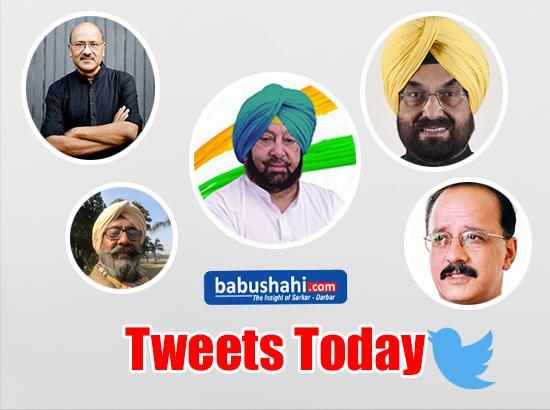 Read : Today's Tweets of Some Prominent Personalities  
