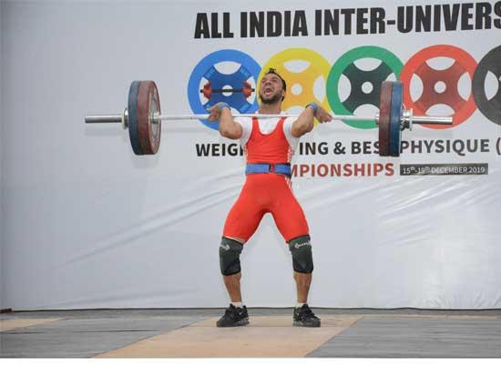 All India Inter-University Weightlifting and Best Physique (Men) Championship kicked off at Chandigarh University Gharuan
