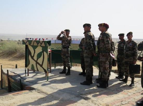 Army chief visits Jaisalmer military station, reviews quarantine facility set up by Army