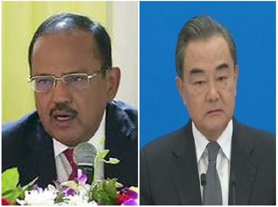 NSA Doval holds talks with Chinese Foreign Minister to discuss restoration of peace
