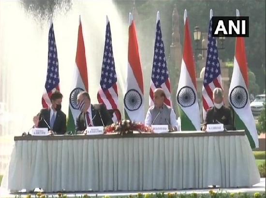 India-US sign defence pact BECA at 2+2 ministerial dialogue