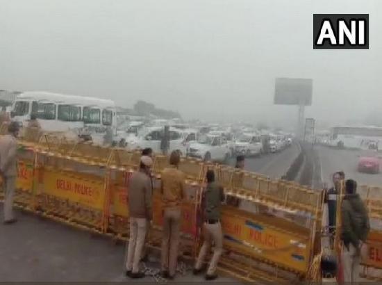 CRPF, extra police force deployed at Delhi-Haryana border ahead of farmers' march