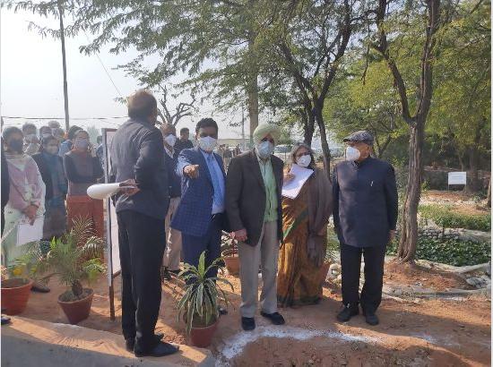 Executive Committee of NGT visits Bhadson to review Wastewater Treatment Pilot Project