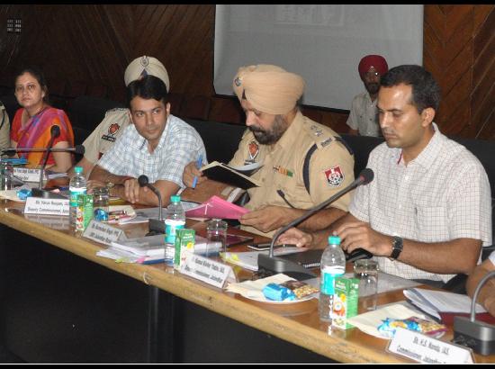 Election Commissioner A.K Joti reviews poll arrangements with civil, police top brass
