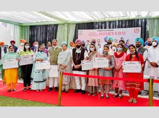 Punjab CM launches slew of schemes projects aimed at empowering women on Women’s Day 