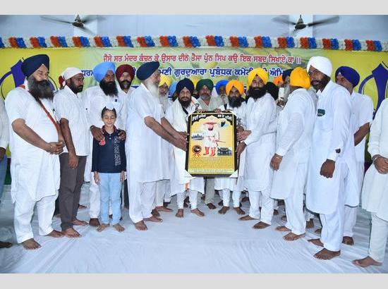 Honouring ceremony for Gurmat Training Camps organised in different villages of Mansa