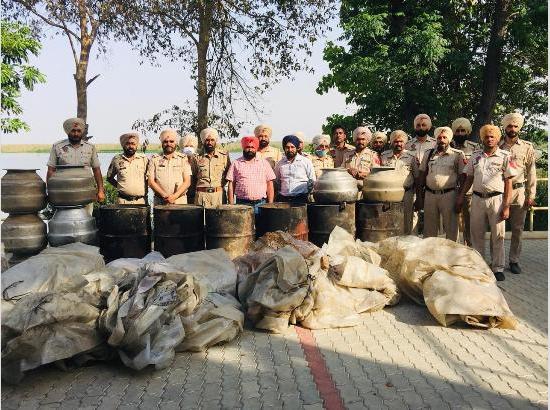 28,000 ltrs ‘lahan’ recovered in Beas and Sutlej enclave