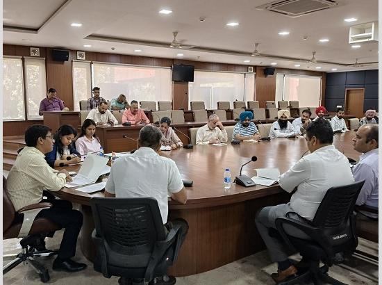 DC holds review meeting with officials under Jal Shakti Abhiyan Bathinda