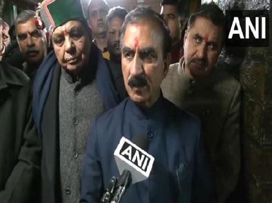 Had a discussion with Vikramaditya Singh, he tried to influence other MLAs: Himachal CM Su