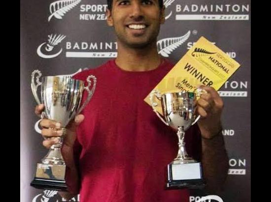 Jalandhar lad wins NZ Badminton National Championship