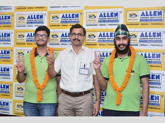 Allen Chandigarh students bagged AIR 1 in JEE Mains 2021