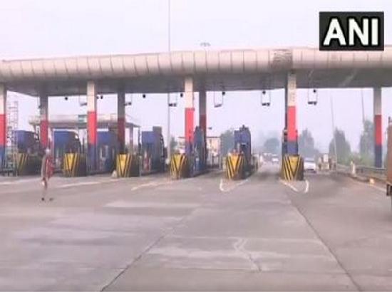 Farmers close toll plaza in Haryana's Ambala, Karnal