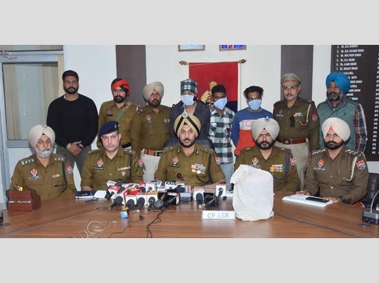 Punjab Police busts trans-border narco-smuggling module; 3 held with 5 kg heroin