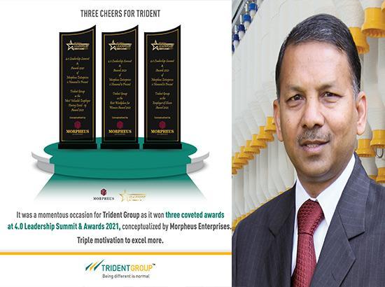 Trident Group bags three coveted awards at 4.0 Leadership Summit & Awards 2021