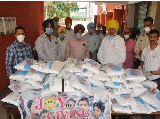 Balbir Sidhu hands over 100 Personal Protection Equipments at Civil Hospital