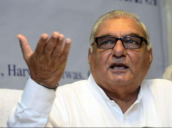 Former CM Hooda backs Haryana in water row, calls Punjab's move 