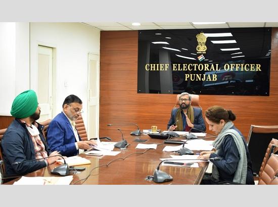 CEO Punjab Dr. Raju holds review meeting with Returning Officers