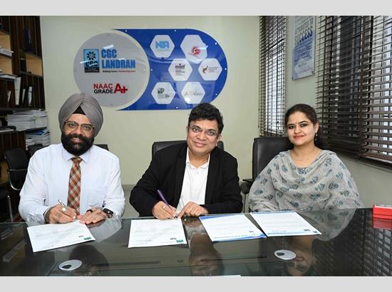 CGC Landran signs MoU with VIT Engineering Pvt. Ltd. 