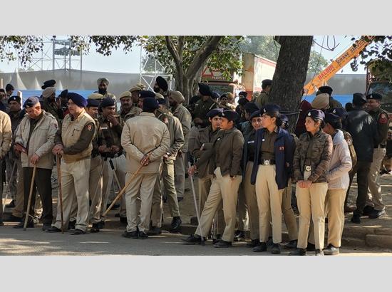 Chandigarh Police on toes in view of Diljit 's concert; View Pics