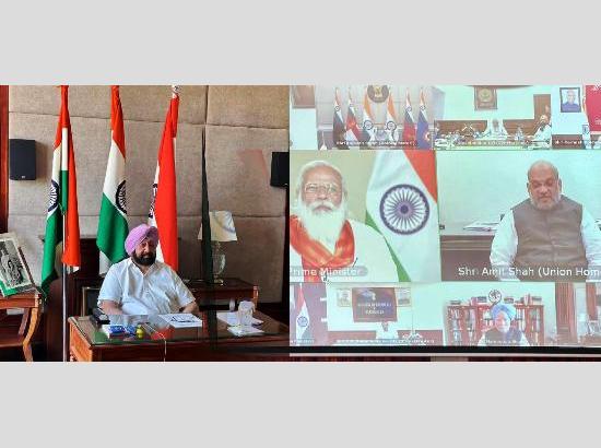 Capt Amarinder urges Modi to clear Rs.937 cr projects for 400th Prakash Purab of Guru Tegh Bahadur Ji

