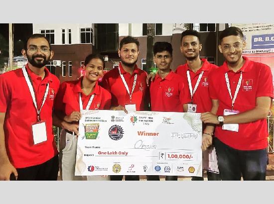 3 teams from Chandigarh University emerge winners at grand finale of Smart India Hackathon-2022