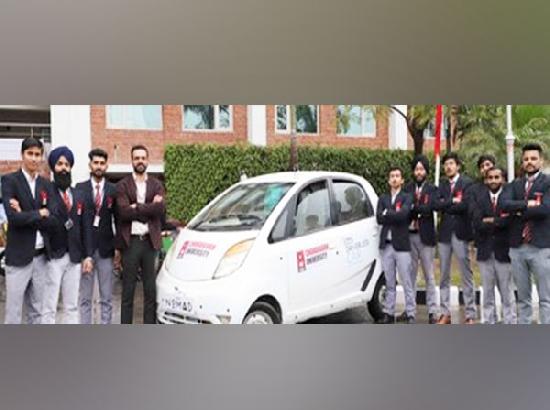 Chandigarh University students successfully tests AI-powered driverless car 