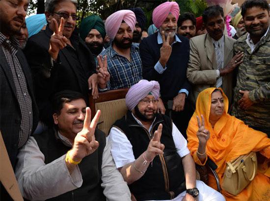 Capt Amarinder dedicates massive win to people, Cong leadership and workers
