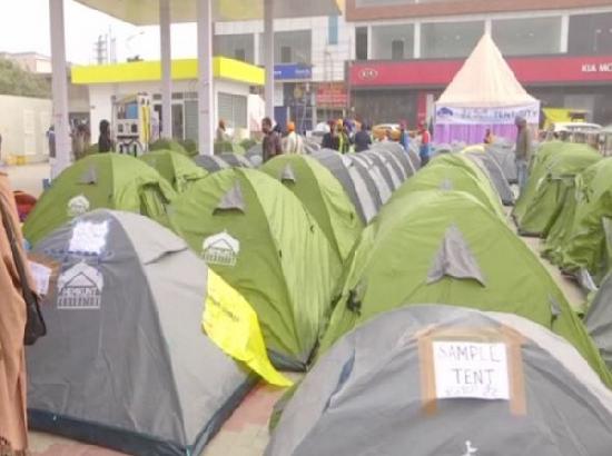 Protesting farmers to install more tents at Singhu border