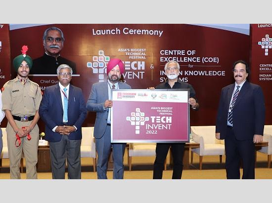 Chandigarh University’s Annual Tech Festival, ‘Tech–Invent-2022’ launched