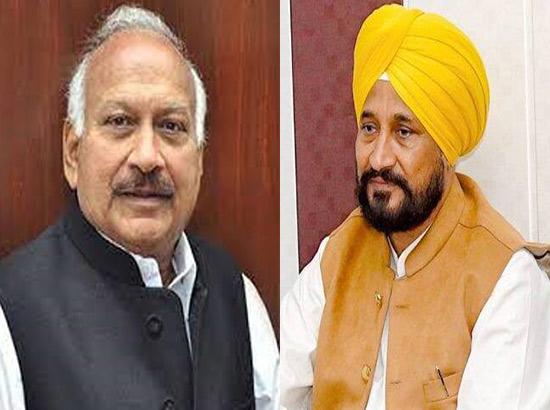 Brahm Mohindra bats for Channi as CM face, urges high command to clear doubt about Chief Ministership ( Watch Video )