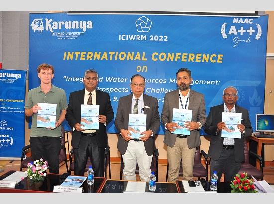 International Conference on 'Integrated Water Resources Management: Prospects and Challenges' organized 