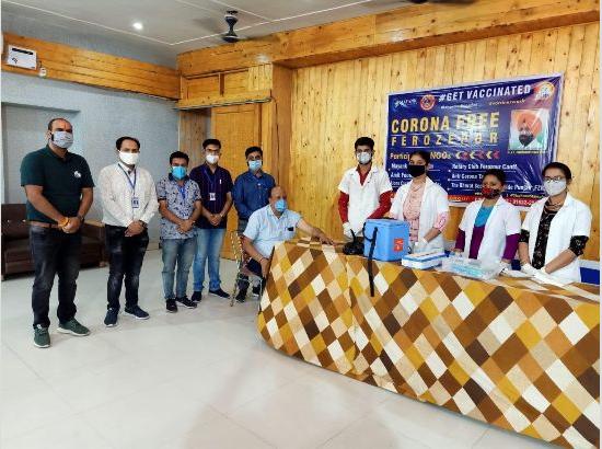 Corona-Free-Ferozepur Campaign to organize 100 Vaccination camps