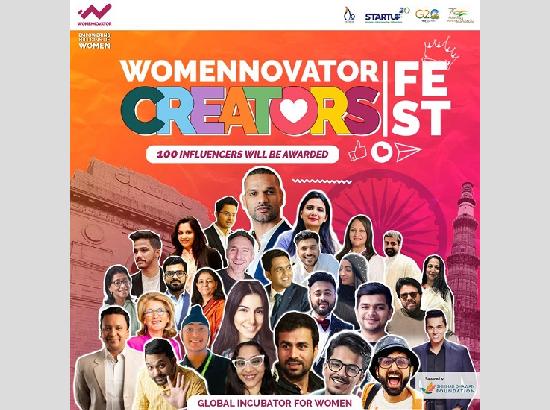 'Womennovator' announces Womennovator Creators Fest 2023 in association with Shikhar Dhawan Foundation