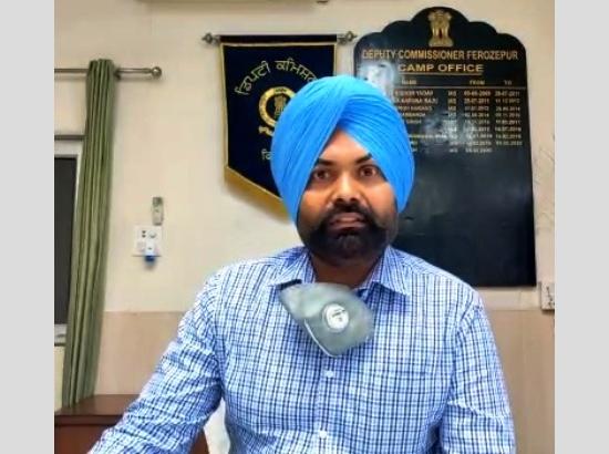 DC Ferozepur calls upon people to follow social distancing as national duty to contain Covid-19 pandemic