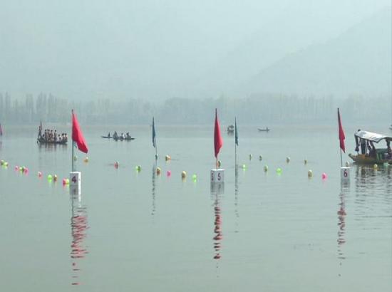 Water sports begin with enthusiasm at Dal Lake