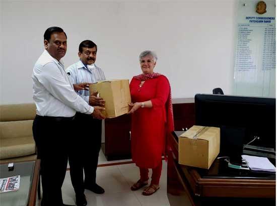 Coca Cola owner donates ventilator Civil hospital Fatehgarh Sahib 